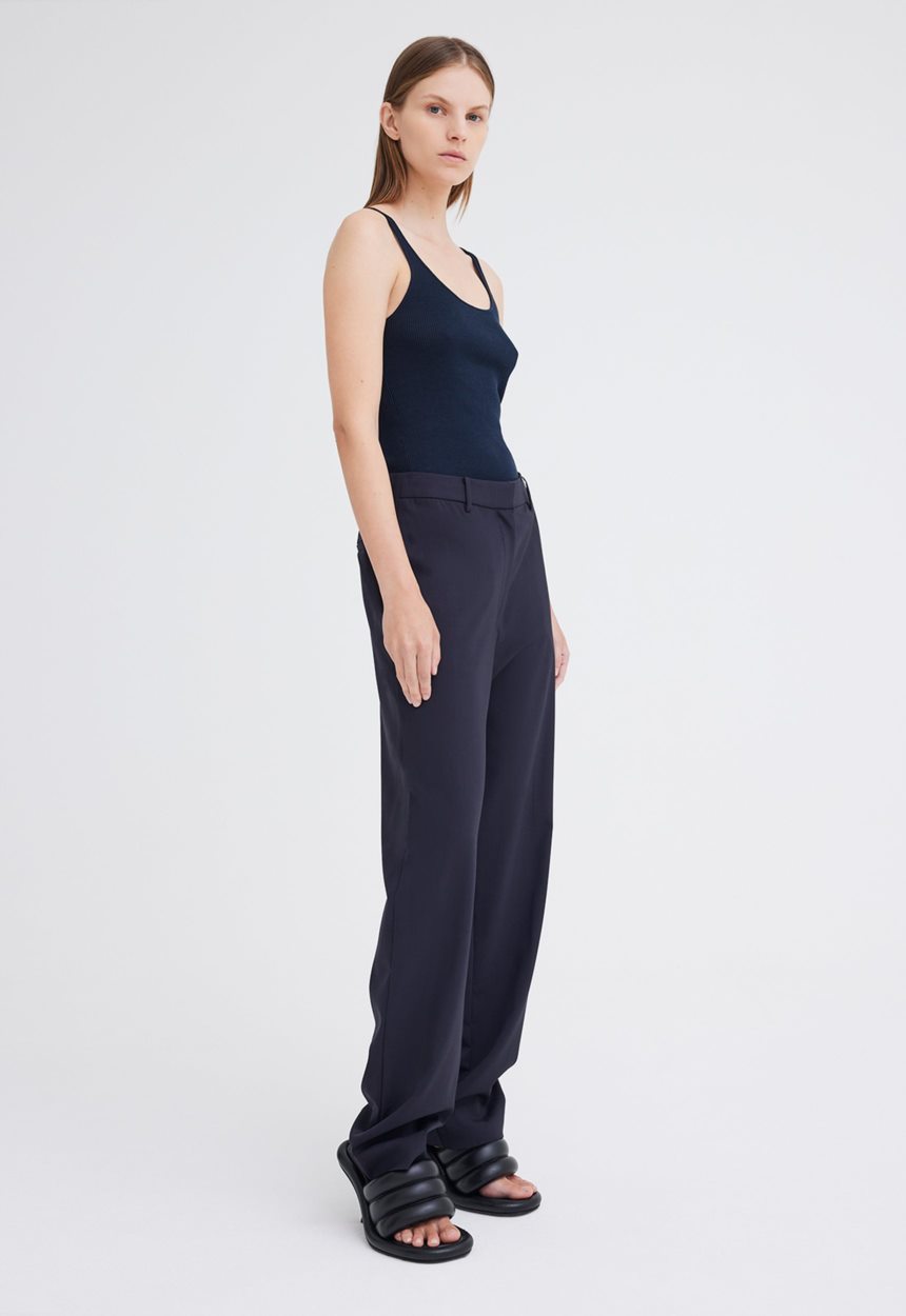 Jac + Jack Riki Merino Wool Pant - Darkest Navy